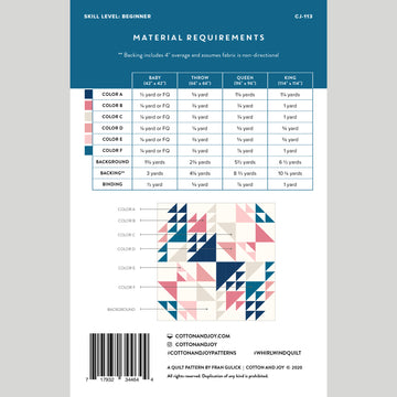 Digital Download - Whirlwind Quilt Pattern Alternative View #1