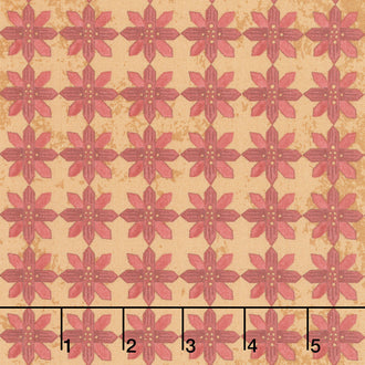 Kringle - Poinsettias Gold Yardage