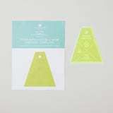 Four-Patch Double Wide Dresden Template & Starburst Pattern Primary Image