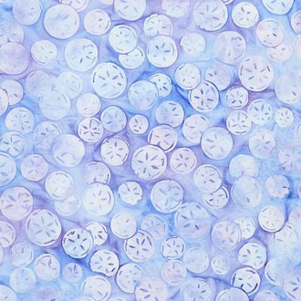 Artisan Batiks - Seaside Sand Dollar Lupine Yardage