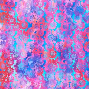 Impressions - Daisy Magenta Yardage Primary Image