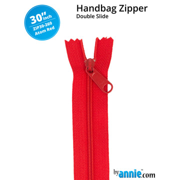ByAnnie 30" Double Slide Zipper - Atom Red Primary Image