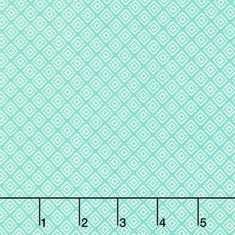Hello Spring - Geometric Seafoam Yardage