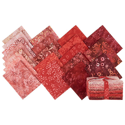 Java Batiks - Red Favorites Fat Quarter Bundle