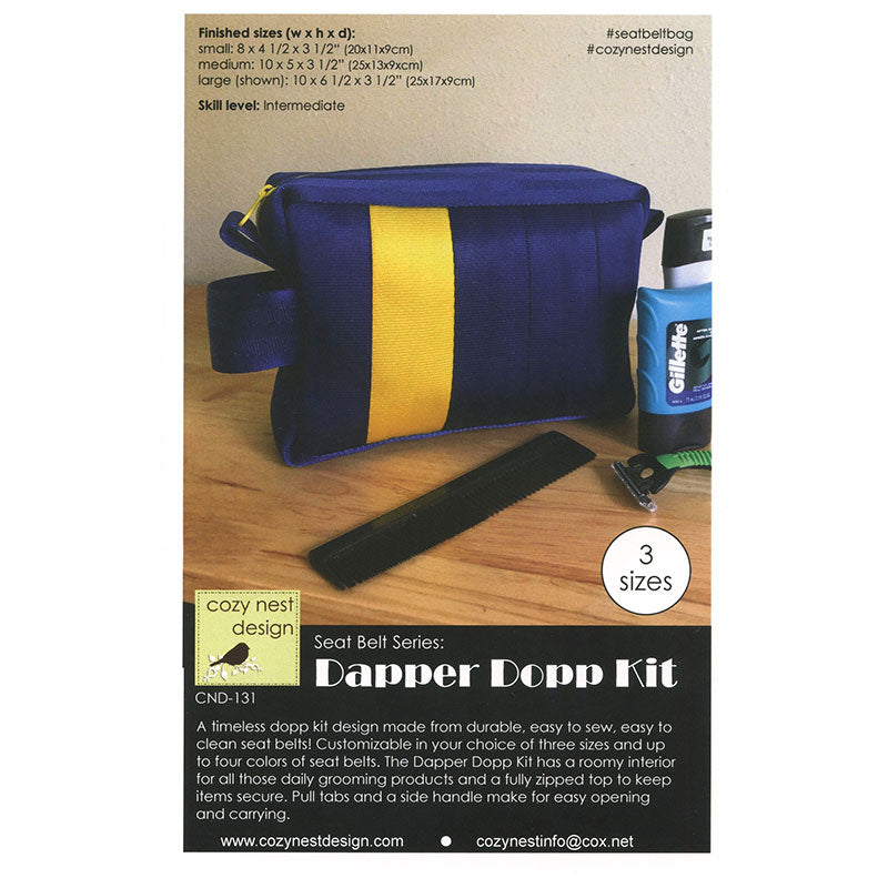 Dapper Dopp Seat Belt Kit - Yellow/Navy Alternative View #3