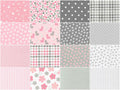 Cozy Cotton Flannels - Pink Petals Colorstory Ten Squares