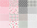 Cozy Cotton Flannels - Pink Petals ColorstoryTen Squares Alternative View #2