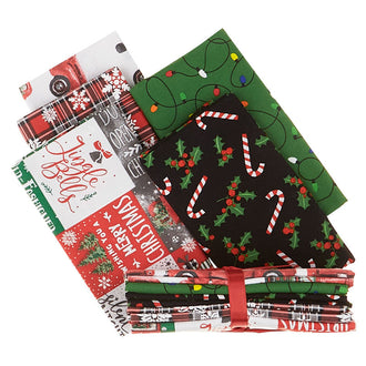 Holiday Trucks Favorites 5 Piece Fat Quarter