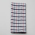 Tea Towel - White, Blue & Pink Check Alternative View #1
