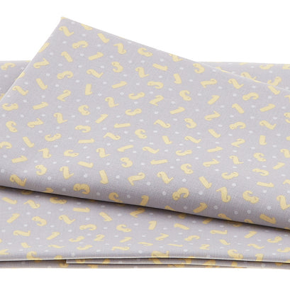 Sweet Dreams - Tossed Numbers Gray 2 Yard Cut