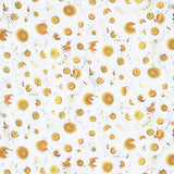 Hand Picked - Forget Me Not - Daisy Delight White Yellow Yardage Primary Image