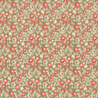 Elliot - Garden Burst Moss Yardage