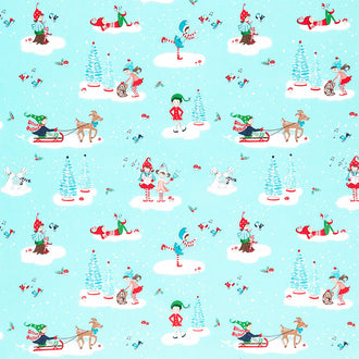 Pixie Noel 2 - Main Aqua Yardage