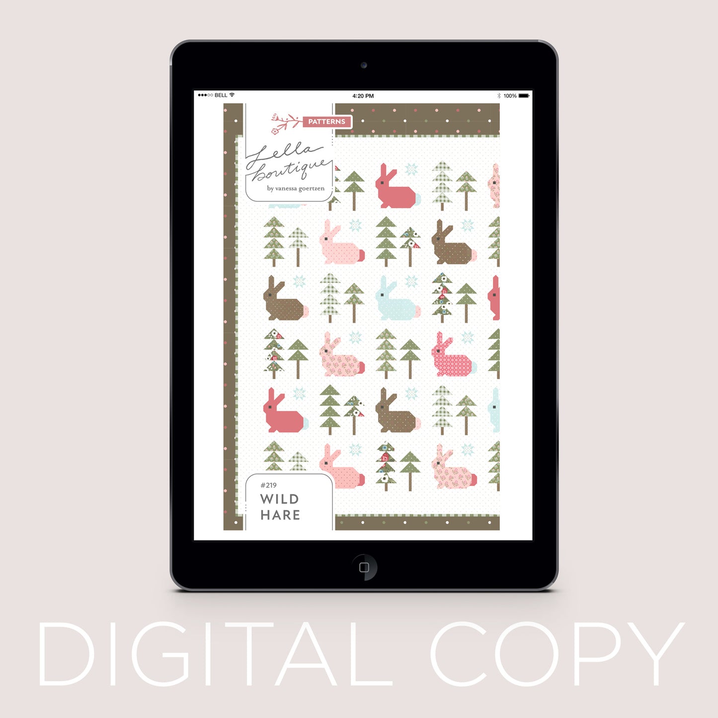 Digital Download - Wild Hare Quilt Pattern Primary Image
