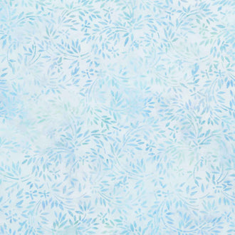 Artisan Batiks - Morning Mist Sprigs Spa Yardage