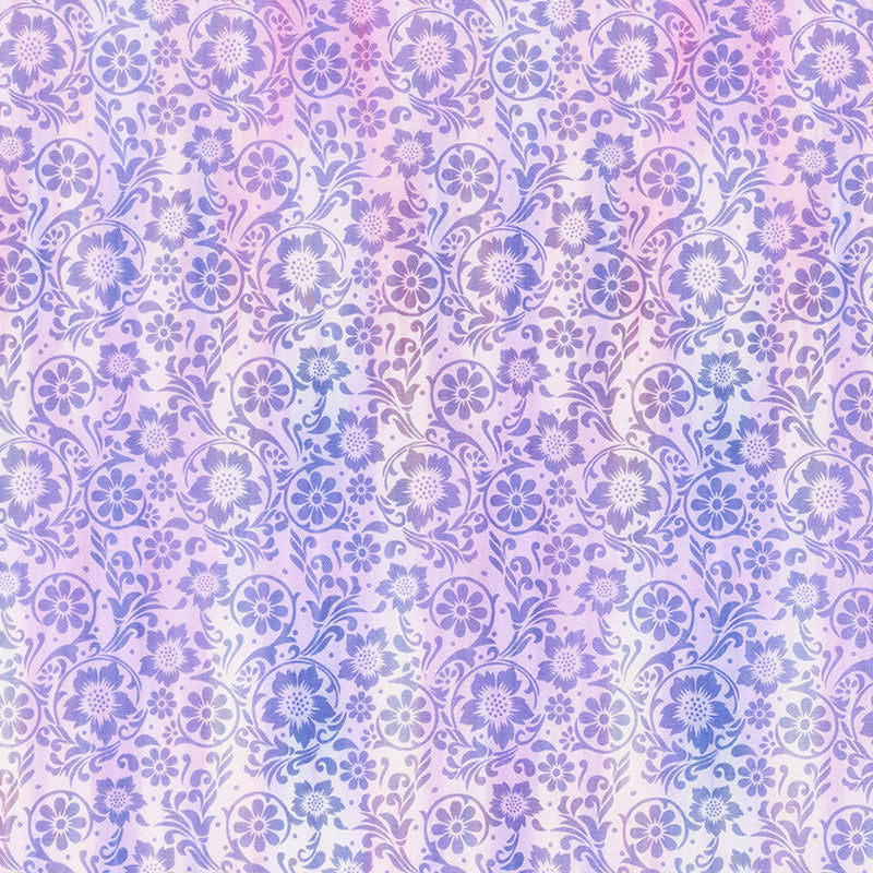 Garden of Dreams II - Garden Tonal Purple Yardage Primary Image