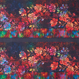 Impressions - Floral Border Stripe Multi Yardage Primary Image