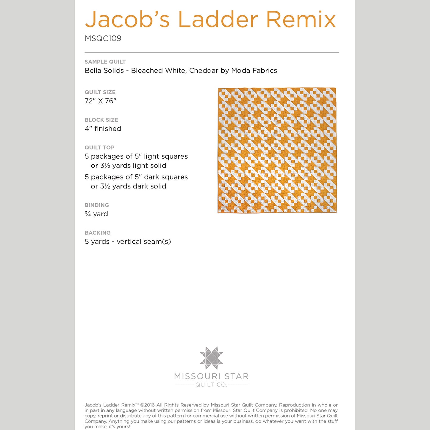 Digital Download - Jacob's Ladder Pattern by Missouri Star Alternative View #1