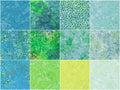 Bali Batiks Palette Caribbean Favorites 13pc Fat Quarter Bundle Alternative View #2