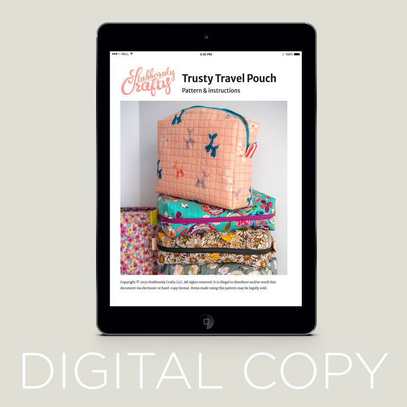 Digital Download - Trusty Travel Pouch Pattern Primary Image