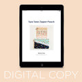 Digital Download - Two Tone Zipper Pouch Pattern