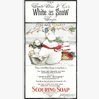 White as Snow - Snowman White Panel