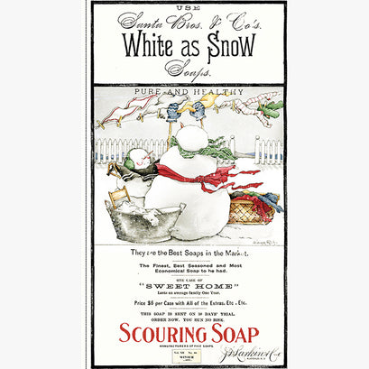 White as Snow - Snowman White Panel
