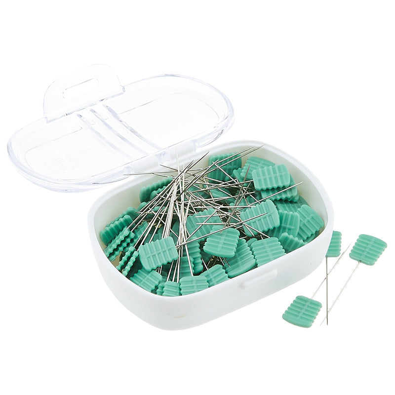 Magic Pins™ Flathead Patchwork Extra Long Fine Pins - 100 count