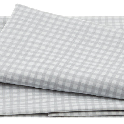 Little Ones - Check Gray 2 Yard Cut
