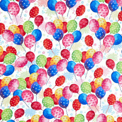 Happy Day - Balloons Celebration Yardage