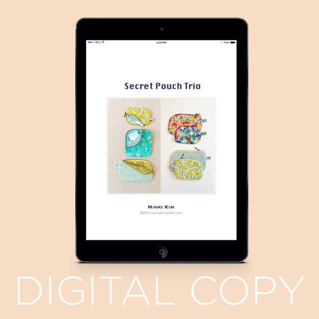 Digital Download - Secret Pouch Trio Pattern Primary Image