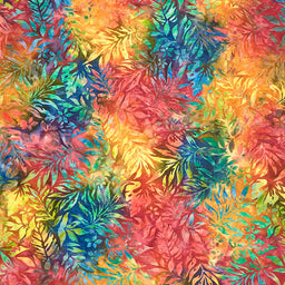 Artisan Batiks - Totally Tropical - Leaves Tropical Yardage Primary Image