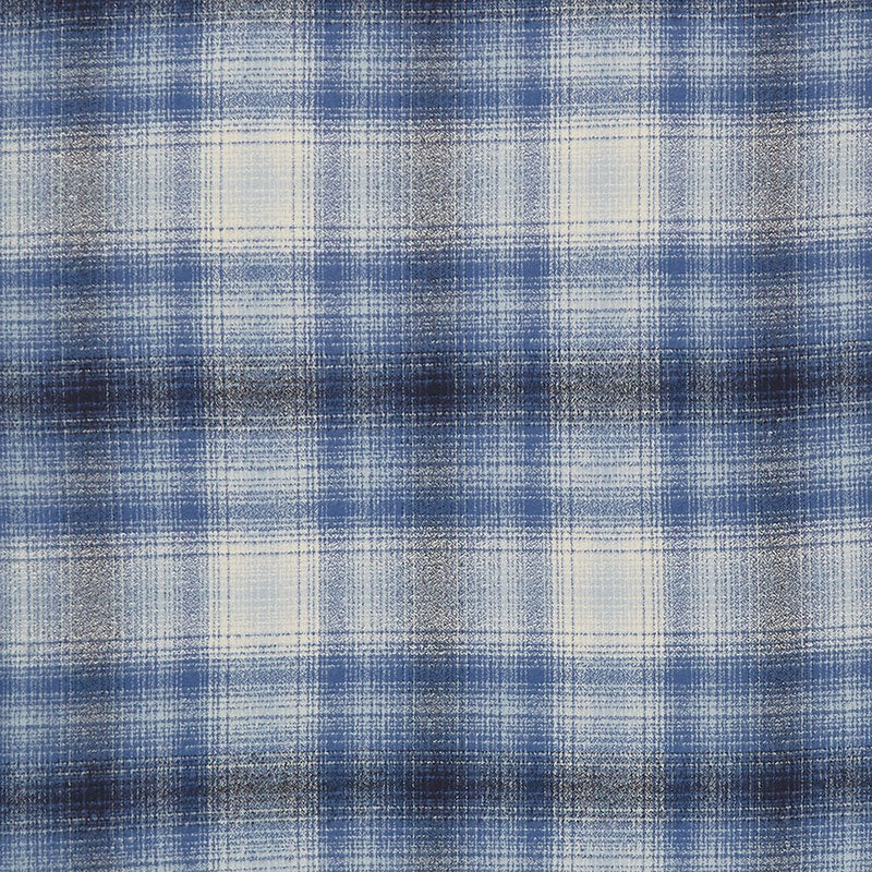 Mammoth Flannel - Plaid Blue Yardage Primary Image