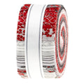 Holiday Flourish Scarlet Metallic Roll Up Alternative View #1