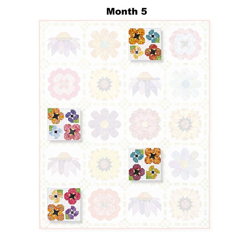 Wildflower Seeds Block of the Month Alternative View #6