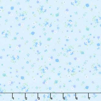 Sleepovers - Pajamas Blue Yardage