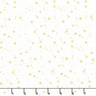 Moonchild - Moonchild Starfall Off White Metallic Yardage