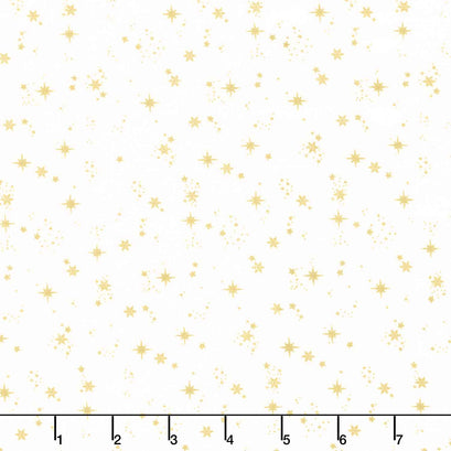 Moonchild - Moonchild Starfall Off White Metallic Yardage