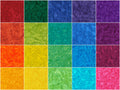 Artisan Batik Solids - Prisma Dyes Bright Rainbow Ten Squares