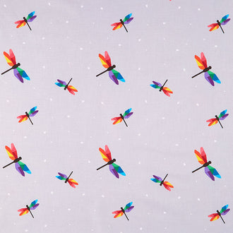 Imagine - Dragonfly Flight Gray Yardage