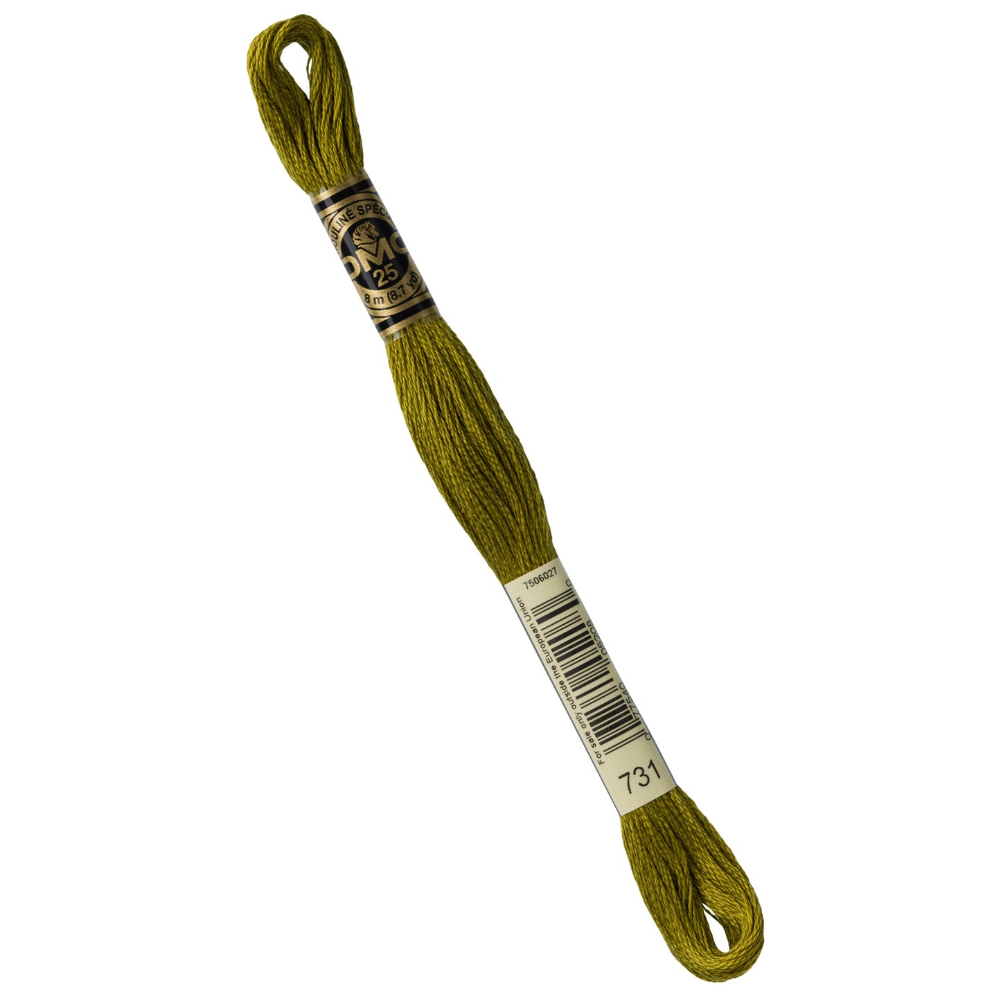 DMC Embroidery Floss - 731 Dark Olive Green Primary Image