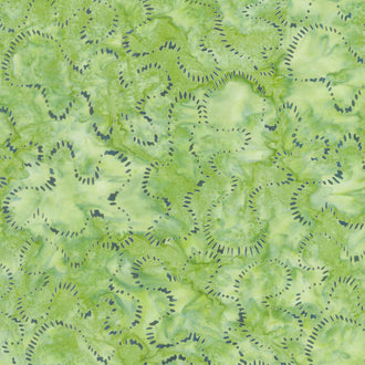 Chromatic Batiks - Stipple Green Lemongrass Yardage