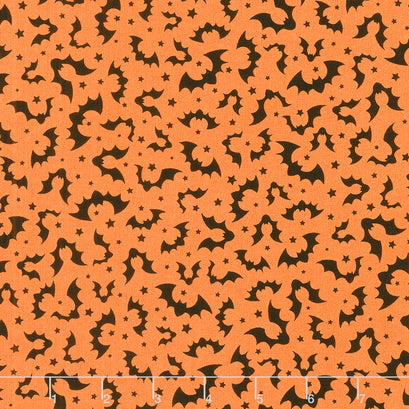 Beggars Night Buddies - Batty Orange Yardage