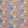 Earth Song - Packed Floral Multi Metallic Yardage