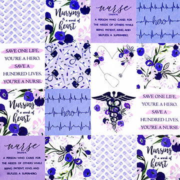 Cuddle® Prints - Nurse Iris Digitally Printed Yardage Primary Image