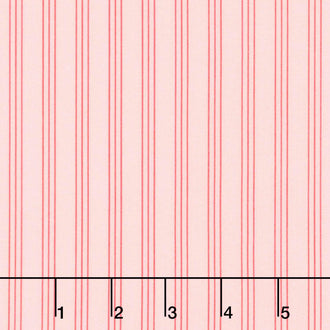 Lighthearted - Stripe Light Pink Yardage
