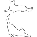 Full Line Stencil - Cats 3