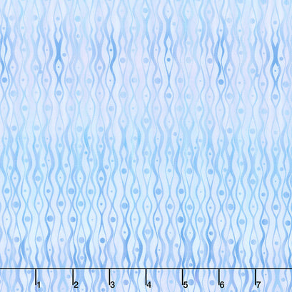 Garden of Dreams II - Bubbles Blue Yardage