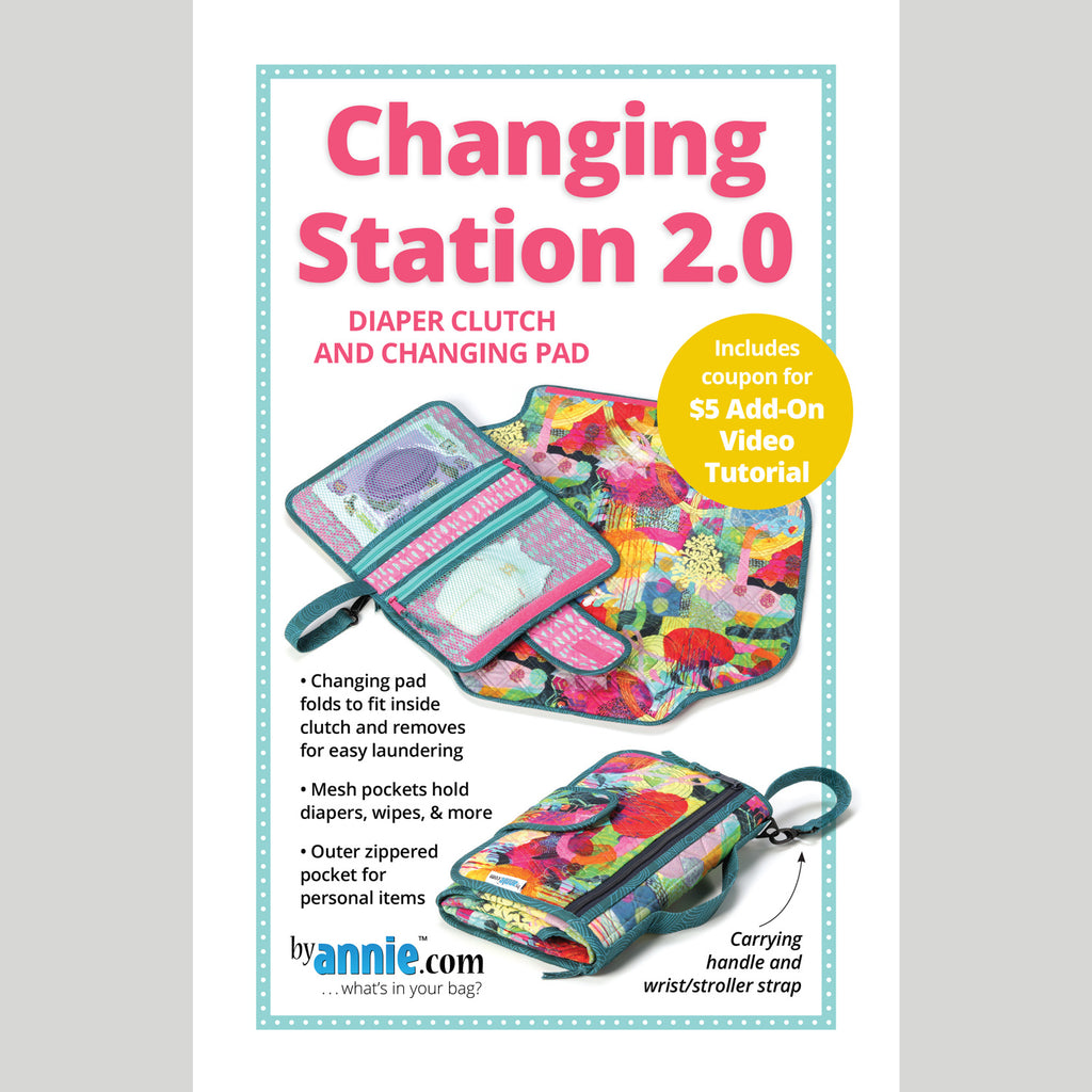 Changing Station 2.0 Diaper Clutch and Changing Pad Pattern Primary Image