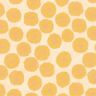 Floradora - Bunch Of Roses Cactus Metallic Yardage